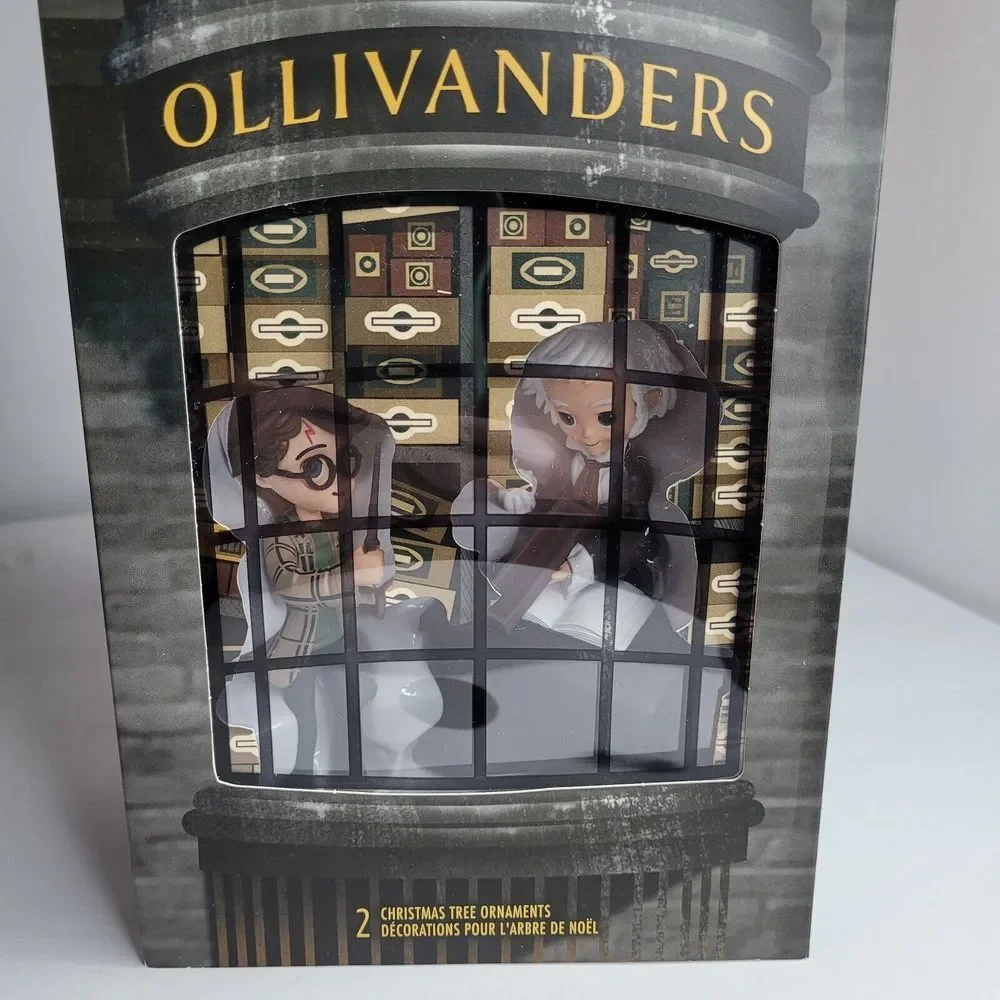 Hallmark Ornaments - Wizarding World Ollivanders Christmas Tree Ornaments 2 Pack